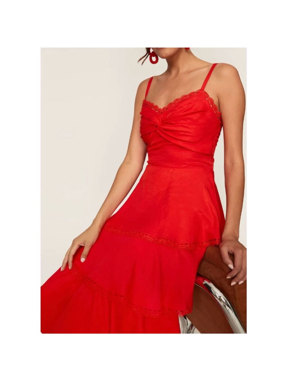 Marchesa Notte Red Dress